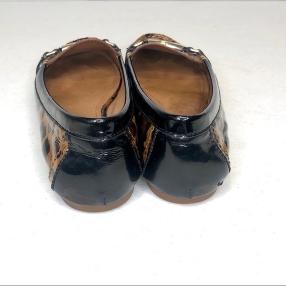 COACH patent leopard flats size 6.5 - Picture 5 of 11